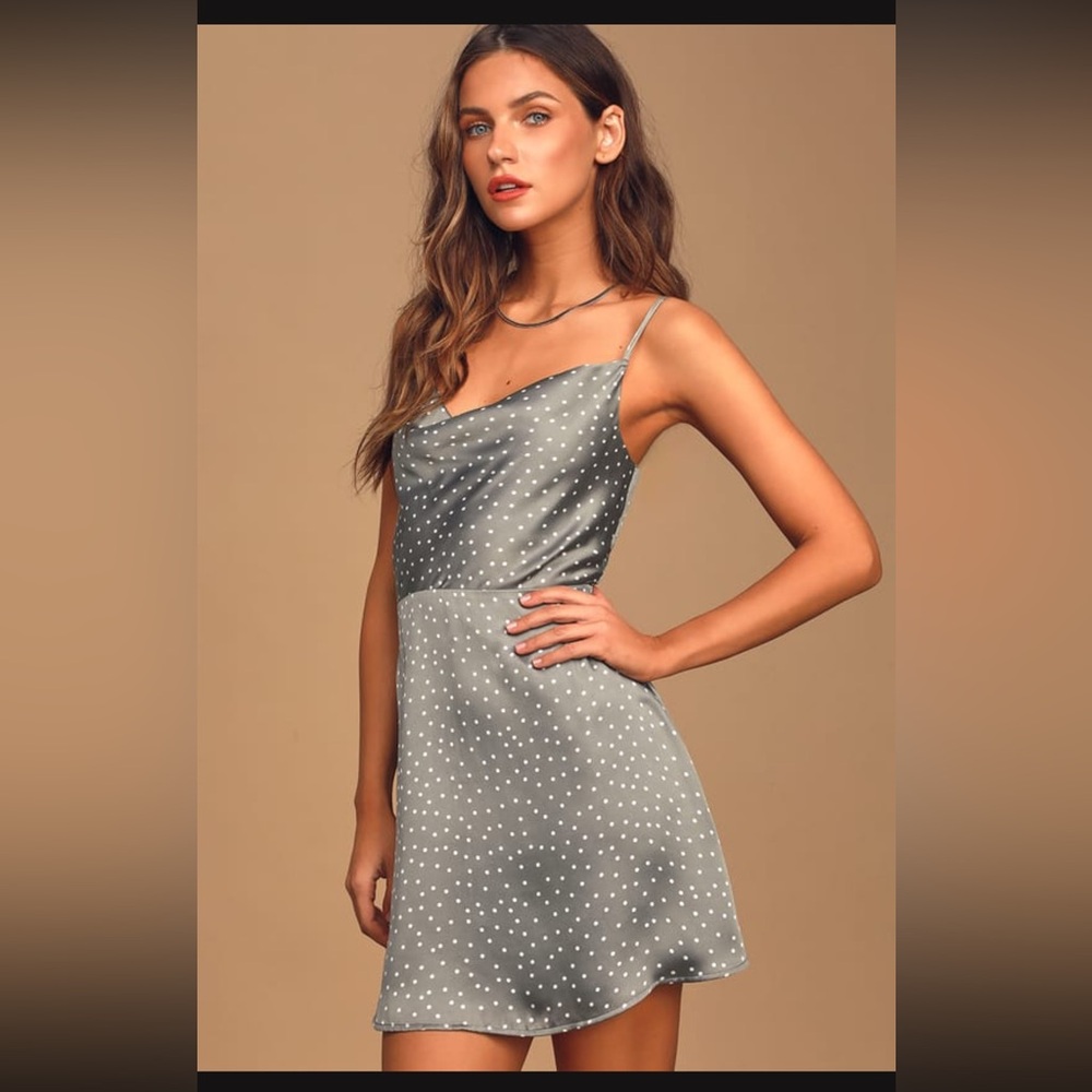 Lulus Polka Dot Mini Dress